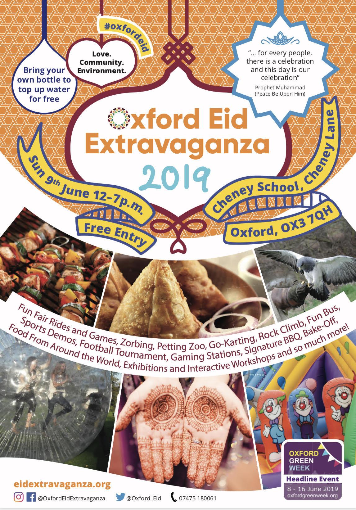 Oxford Eid Extravaganza Cheney School Templars Square